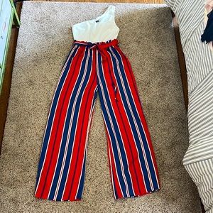 One Shoulder Jumpsuit